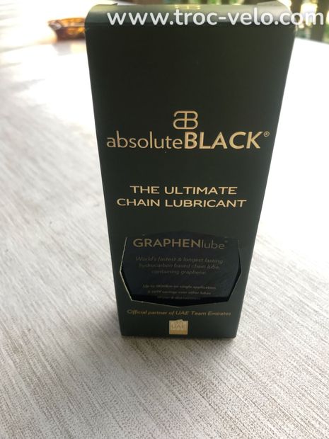 AbsoluteBLACK Lubrifiant chaîne GRAPHENlube - 140ml toutes conditions - 1