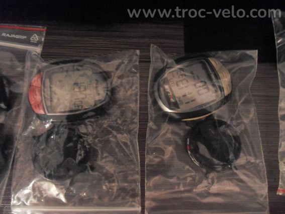 POLAR  CS 100 B LOT ENSEMBLE 2 COMPTEURS MONTRE CAPTEURS NOTICE ETC... - 3