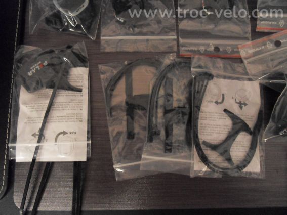 POLAR  CS 100 B LOT ENSEMBLE 2 COMPTEURS MONTRE CAPTEURS NOTICE ETC... - 4