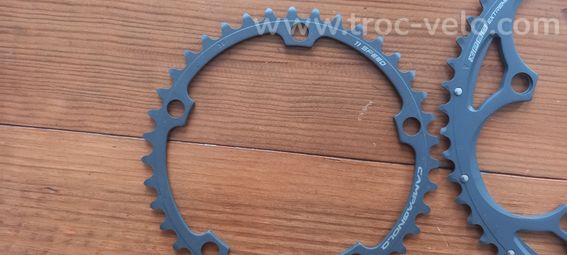 Plateaux Campagnolo Super Record 11 vitesses 53/39 - 3
