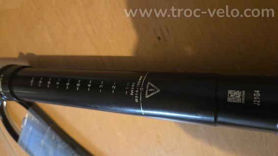 Tige de selle télescopique TranzX 31.6x459, 150mm - 4