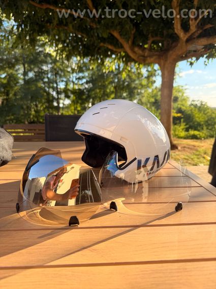 Casque Aéro Kask BAMBINO PRO blanc  - 9