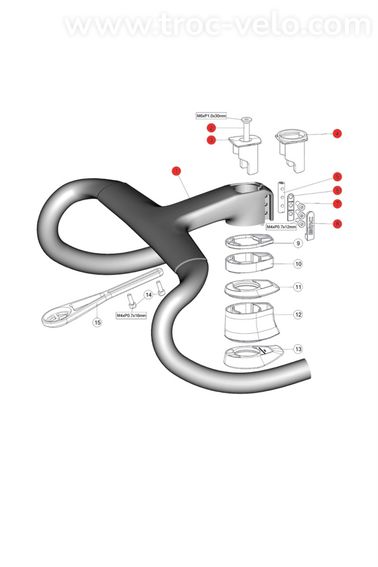 Cintre avec potence intégrée BMC ICS Carbon - 2