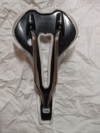 SELLE ITALIA FLITE SUPERFLOW BLANCHE RAIL ALU - 2