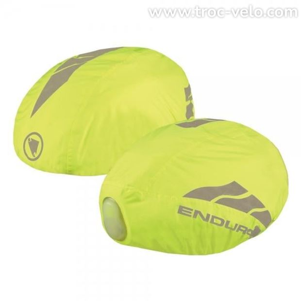 PACK ENDURA LUMINITE : Paire de Chaussettes + Couvre-Casque JAUNE FLUO - 3