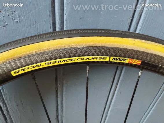 Roues carbone Mavic ksyrium pro service course, vélo route course  - 3