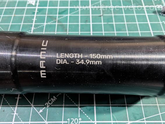Tige de selle X-Fusion manic 34.9 et 150mm - 2