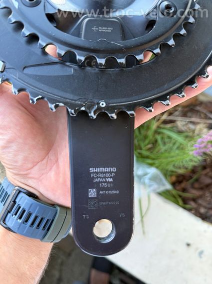 Pédalier Shimano Ultegra R8100-P Powermeter 52/36 – 175 mm - 6