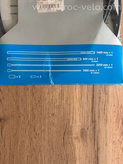 Jeu câbles et gaines de freins Shimano  - 3