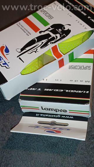 Lot de 2 boite ruban de cintre/guidoline GIST Supercorsa ( édition lampre)  - 2