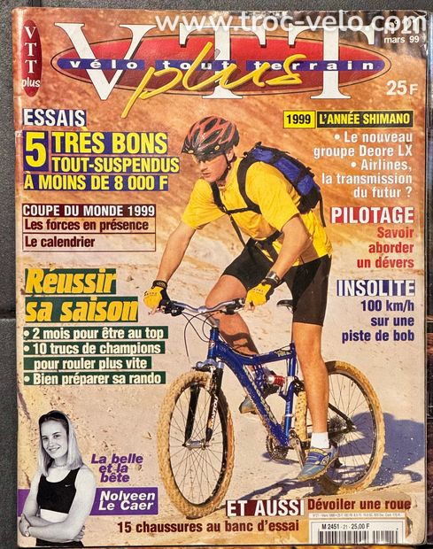 Anciens « Vélo Tout Terrain Magazine «  de 1999/2000 - 2