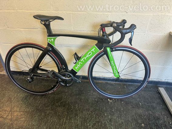 Vélo de course carbone MATHOT – Shimano Ultegra – roues carbone & alu - Taille 53  - 2
