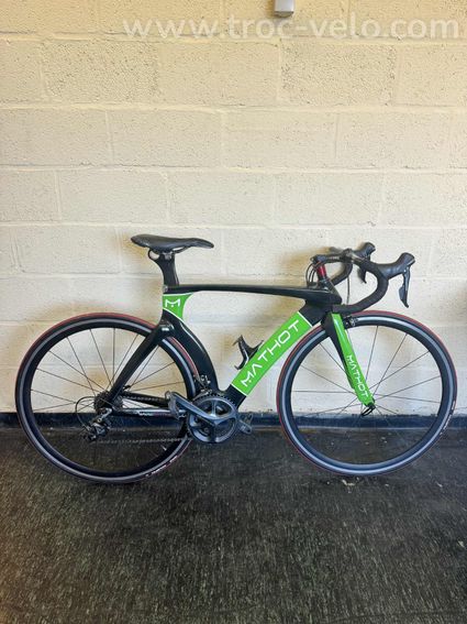Vélo de course carbone MATHOT – Shimano Ultegra – roues carbone & alu - Taille 53  - 8