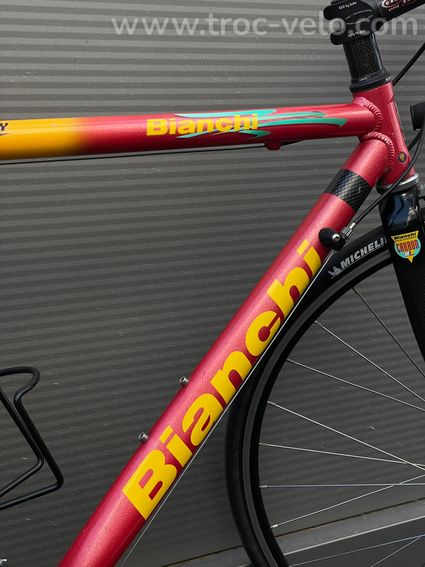 Bianchi Lite Alloy Reparto Corse - Campagnolo Veloce - Entièrement révisé Taille S - 4