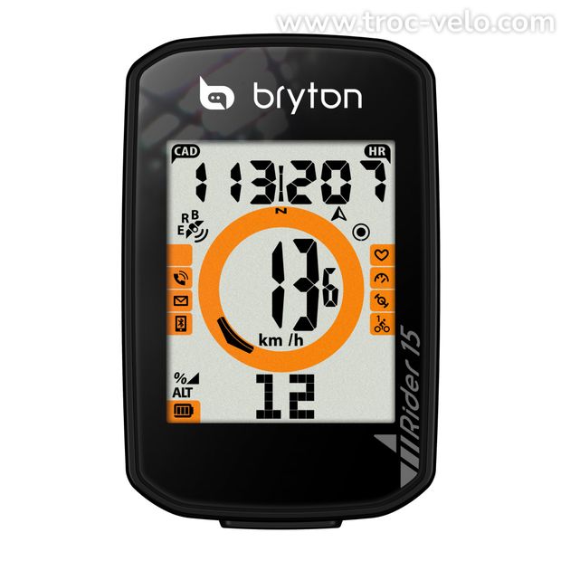 Compteur GPS BRYTON RIDER 15 - E - 2