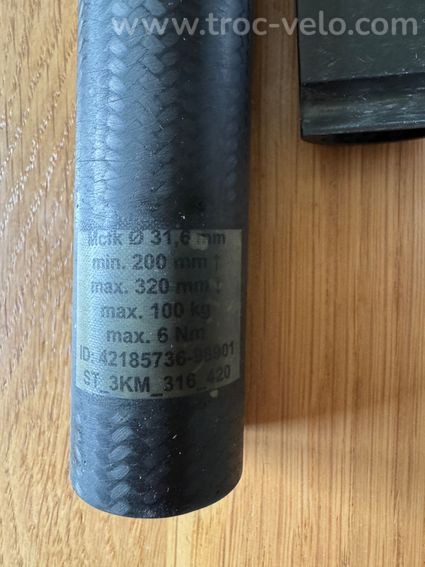 Tige de selle Mcfk 3K-Matt - 3