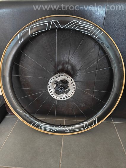 Roval CLX 50 Disc Carbon Tubular – Cassette Ultegra + Disques + Boyaux S-Works - 4