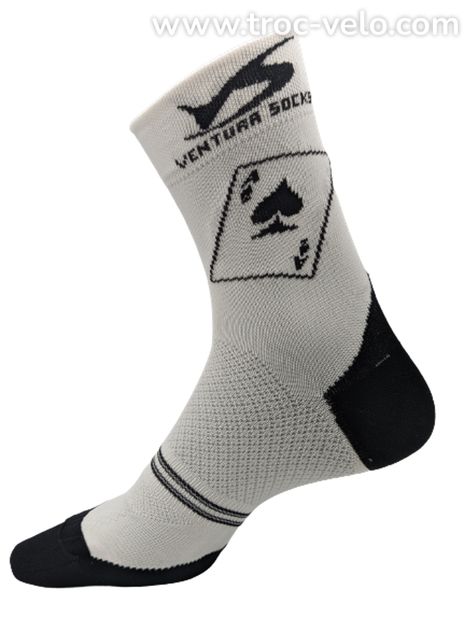 NEUF - Lot de 4 paires de chaussettes Cyclisme/Running/VTT/Triathlon - Taille 43-44-45-46 - VENTURA SOCKS (Fabriquée en France) - 3