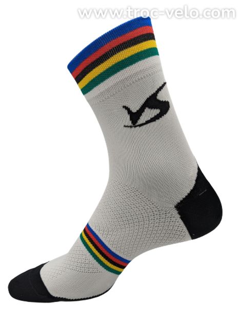 NEUF - Lot de 4 paires de chaussettes Cyclisme/Running/VTT/Triathlon - Taille 43-44-45-46 - VENTURA SOCKS (Fabriquée en France) - 4