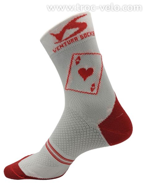 NEUF - Lot de 4 paires de chaussettes Cyclisme/Running/VTT/Triathlon - Taille 43-44-45-46 - VENTURA SOCKS (Fabriquée en France) - 6