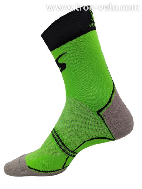 NEUF - Lot de 4 paires de chaussettes Cyclisme/Running/VTT/Triathlon - Taille 43-44-45-46 - VENTURA SOCKS (Fabriquée en France) - 9