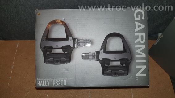Pédales GARMIN avec capteur de puissance Rally RS200 SHIMANO.
