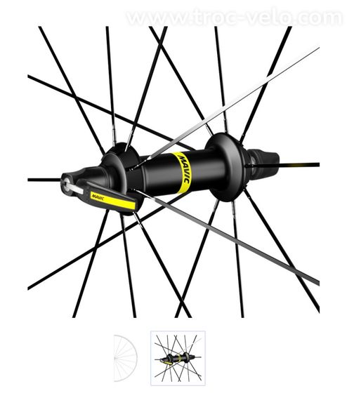 Mavic Ksyrium élite UST - patin - 11v - 3