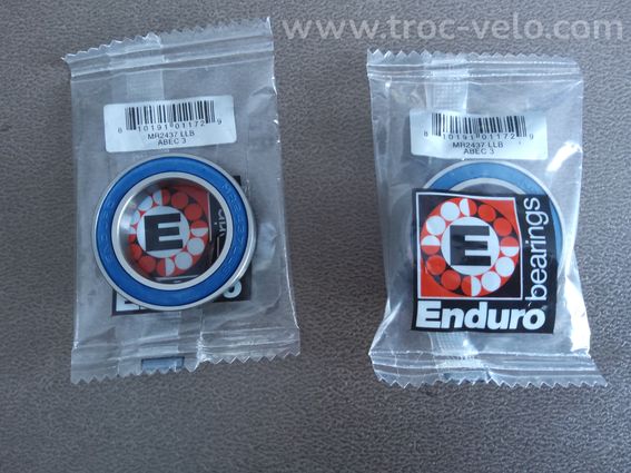 Roulements ENDURO Bearing Céramiques MR2437 LLB ABEC3
