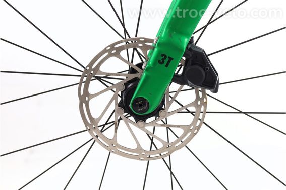 Produit Reconditionne 3t Strada Italia Axs 13v Vert Velo De Route Tres Bon Etat - 7