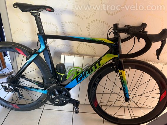 Vélo route Giant propel + roue dos carbonne - 6