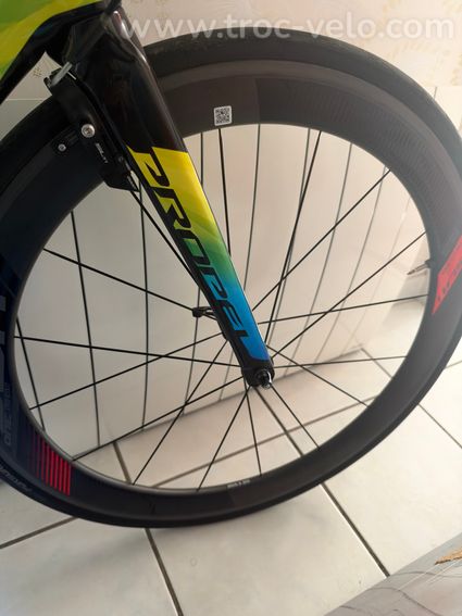 Vélo route Giant propel + roue dos carbonne - 8