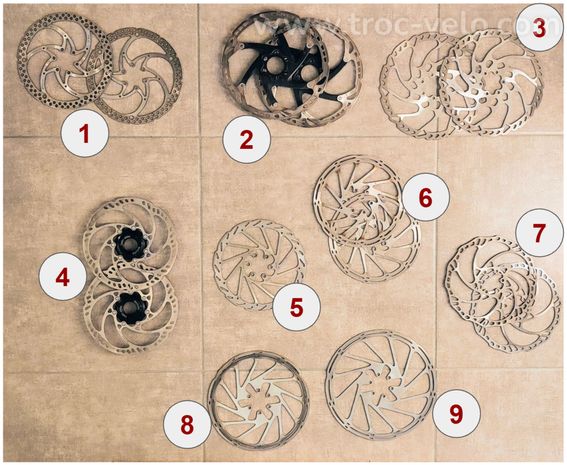 Disques de frein VTT, rotors