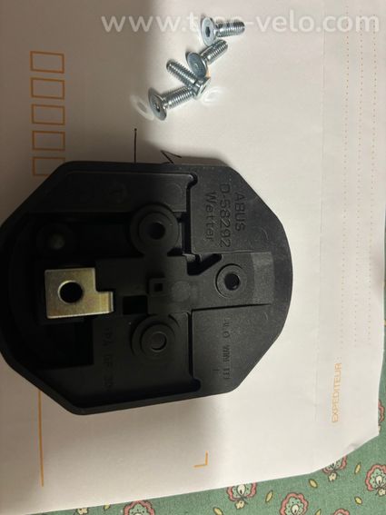 ABUS - Plaque de montage pour batterie Yamaha vélo Haibike - 3