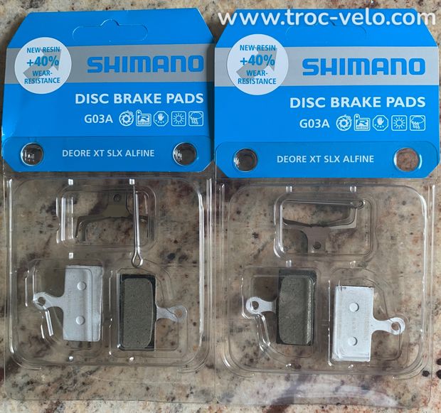 Plaquettes shimano XT  - 1