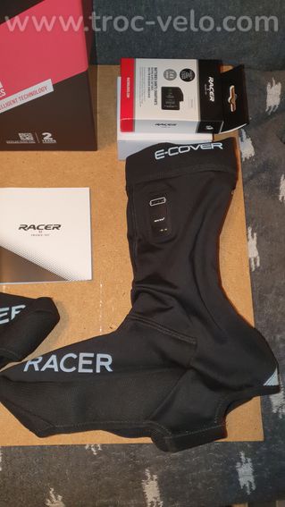 Couvre-chaussures Chauffants RACER E-COVER. Taille : L - 9 (43-45). - 3