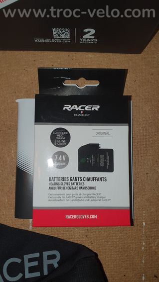 Couvre-chaussures Chauffants RACER E-COVER. Taille : L - 9 (43-45). - 10