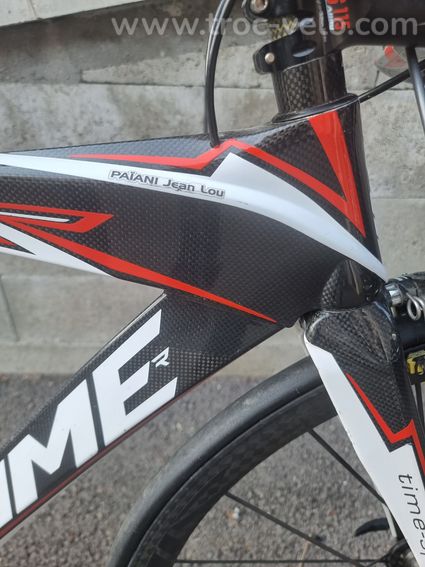Vélo Chrono/Contre La Montre TIME RXR (équipe professionnelle SAUR SOJASUN) Taille L - 2
