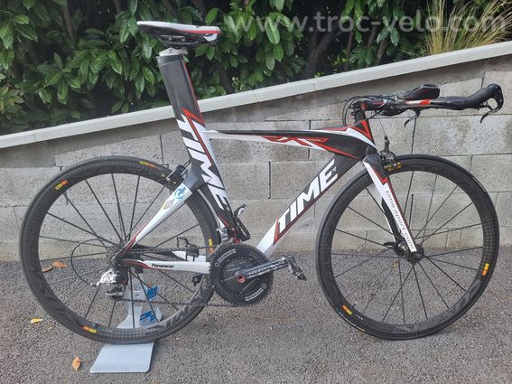Vélo Chrono/Contre La Montre TIME RXR (équipe professionnelle SAUR SOJASUN) Taille L - 4