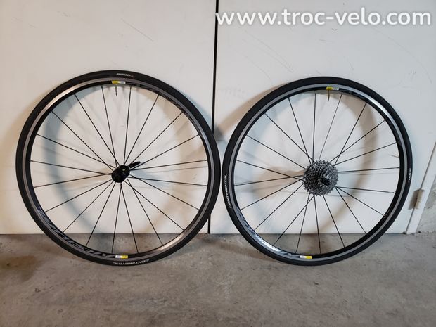 Paire roues Mavic Aksium + cassette - 1