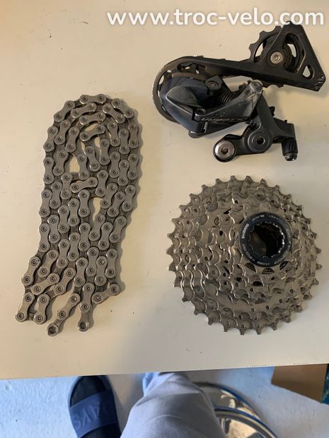 Cassette, dérailleur, chaîne  - 1