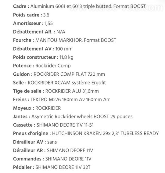 VTT rockrider xc 100 L - 3