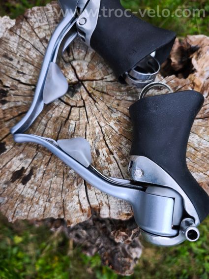 Shifters manettes Shimano A410 2 x 7  - 3