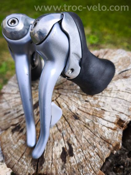 Shifters manettes Shimano A410 2 x 7  - 12