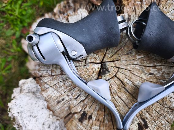 Shifters manettes Shimano A410 2 x 7  - 14