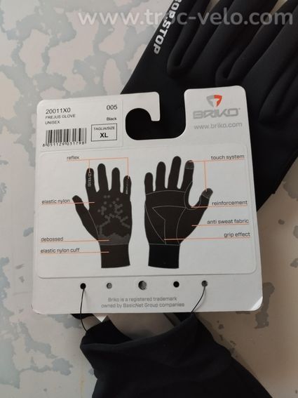 Gants longs de vélo BRIKO  - 8
