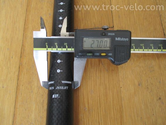 Tige de Selle 'EC90' Carbone Diam 27. - 6