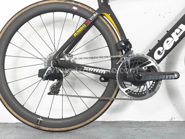 Vélo de route Cervélo S5 Wout Van Aert Sram Red AXS 1 Taille 56 / Roues Reserve 40/44mm - 2