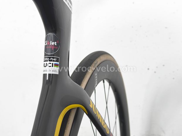 Vélo de route Cervélo S5 Wout Van Aert Sram Red AXS 1 Taille 56 / Roues Reserve 40/44mm - 10