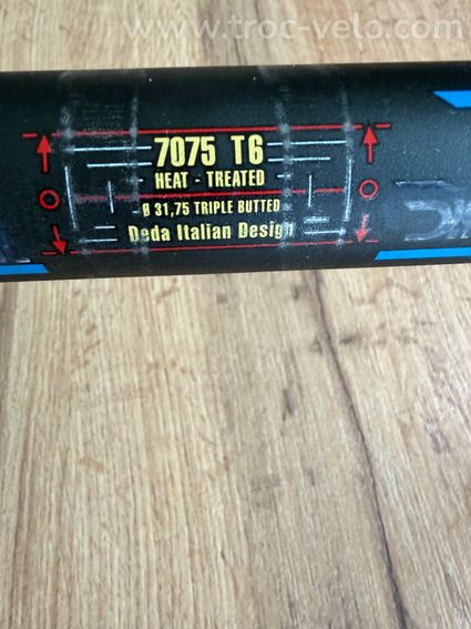 Cintre alu DEDA ergonomique  - 2