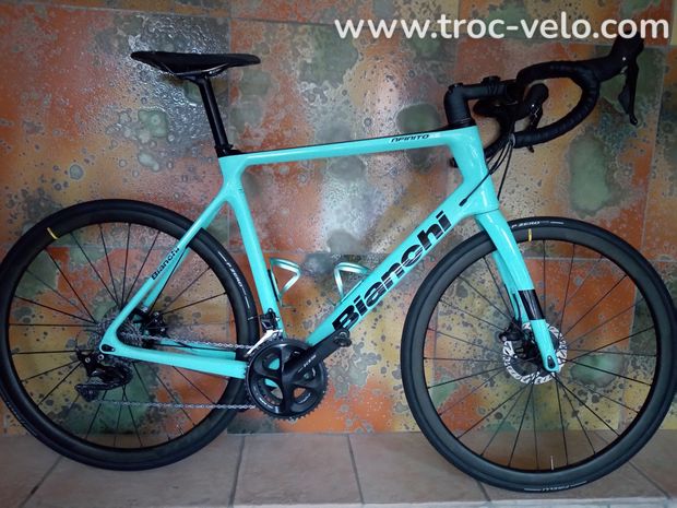 Bianchi avec roue Mavic cosmic slr 32 - 1